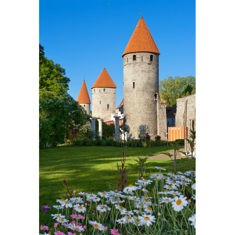 Towers Of Tallinn Estonia by Arsty - Wrapped Canvas Print, 30cm H x 20cm W
