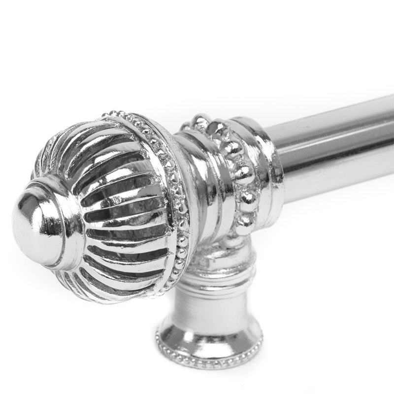 Cage à cricket avec grand faîteau à poignée longue 5/8 po, 18", Chrome