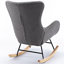 Chaise berçante moderne