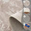 Tapis de couloir floral lavable 2 x 6, antidérapant, à poils courts, motif festonné pour la cuisine, le couloir, la buanderie, la salle de bain, vert-198726598