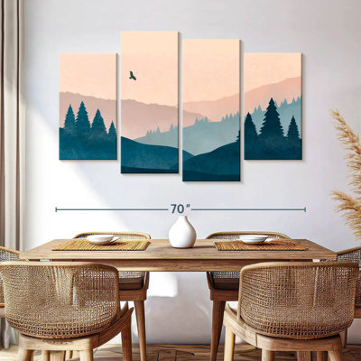 Kerrick Eagle Over Mountain Forest