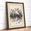 Irises in Reflection Botanical - Framed Print-906718422-906718423