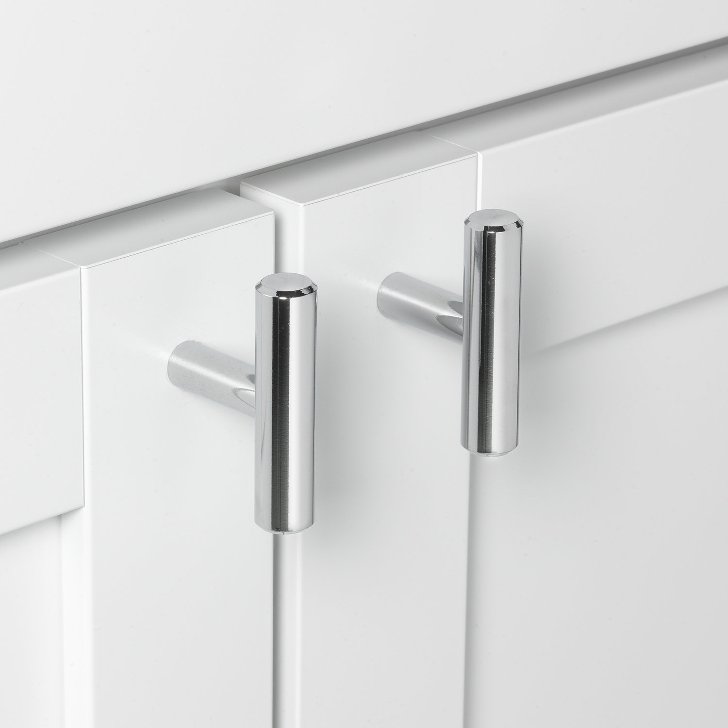 Roman 2" Length Bar Knob Multipack, Polished Chrome