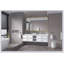 Miroir de salle de bain mural 84 po x 48 po avec cadre en aluminium et miroir mural rectangulaire-1041215127