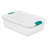 Sterilite Plastic Clear Stackable Latching Storage Box Container