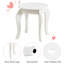 Ensemble coiffeuse et miroir pour enfants Millinggeville-740426372