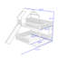 Structure de lit superposé avec glissade en bois-1874233477