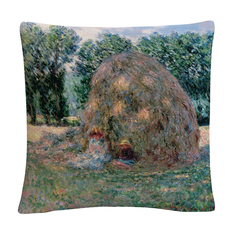 Claude Monet Throw Pillow