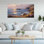 Eady - Inspirational Psalm 46:10, peinture sur toile, image murale religieuse pour la maison, œuvre d'art basée sur la foi en toile tendue, 12 po x 24 po