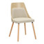 Chaises d'appoint Aurika avec pieds en bois effilés-85473868-85473858