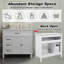 Meuble-lavabo 36 po avec lavabo en céramique-258439775