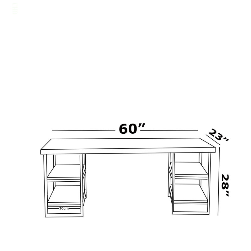 Bureau d'écriture et d'ordinateur pour bureau à domicile Furnish Home Store Buket