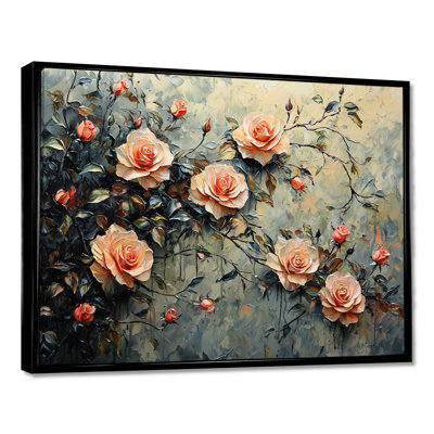 Roses, fleurs, parfum de sérénité III - roses, impressions sur toile