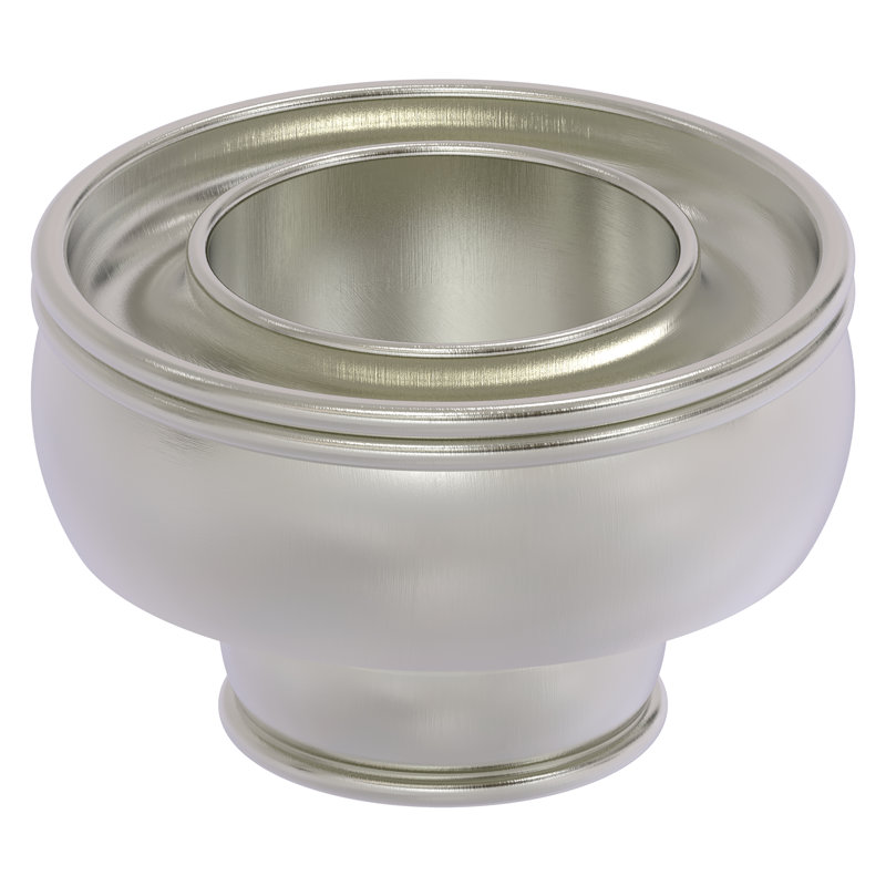 Photophore en laiton 1,75 po, Nickel satiné