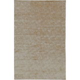 Modern One-of-a-Kind Rectangle 6' X 9'3" Hand Knotted Area Rug