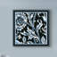 «Blue And White Floral Motif IV», reproduction d'impression sur toile tendue-33423565