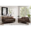 Ambon 2 Seater Faux Leather Loveseat-1077161424