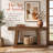 55.12'' Sofa Table with Storage Shelves