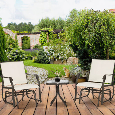Ensemble confortable et élégant de chaises de balançoire d'extérieur pour la détente