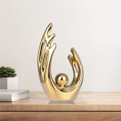 Décoration de statue en céramique (1pc) - Ornement de bureau élégant pour chambre à coucher, bureau ou bureau