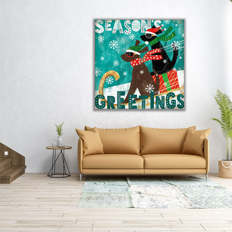 «Merry Fabrication IV», reproduction d'art sur toile, H 40 po x l 40 po