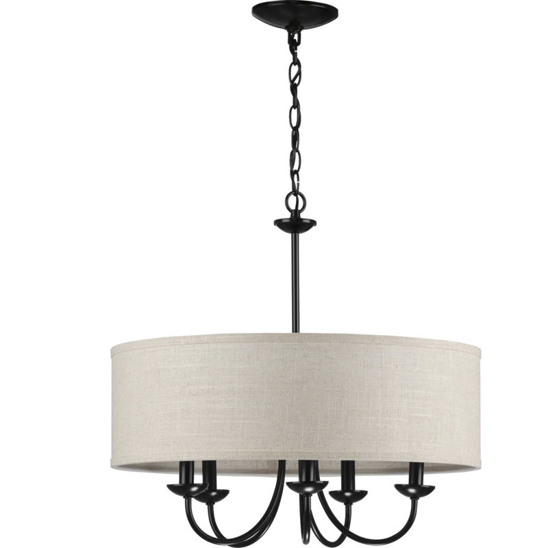 Krawczyk 5 - Light Dimmable Drum Chandelier