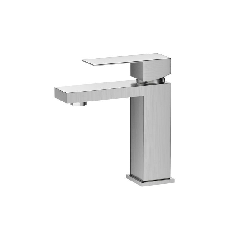Bathroom Sink Faucet - 6.96" Brushed Nickel Single Handle, Built With Stain- Stainless Steel For Long-Term Function Constructed Ss304 Durability