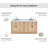 Thornaby 72'' Solid Wood Double Bathroom Vanity with 1.5'' Carrara Marble Top-1461936699