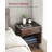 Vansant 1 - Drawer Nightstand with Drawer and Open Compartment, Solid Wood Legs-1042174663