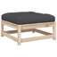  Ensemble de canapé de jardin modulaire standard en bois de pin massif anthracite-1623218394