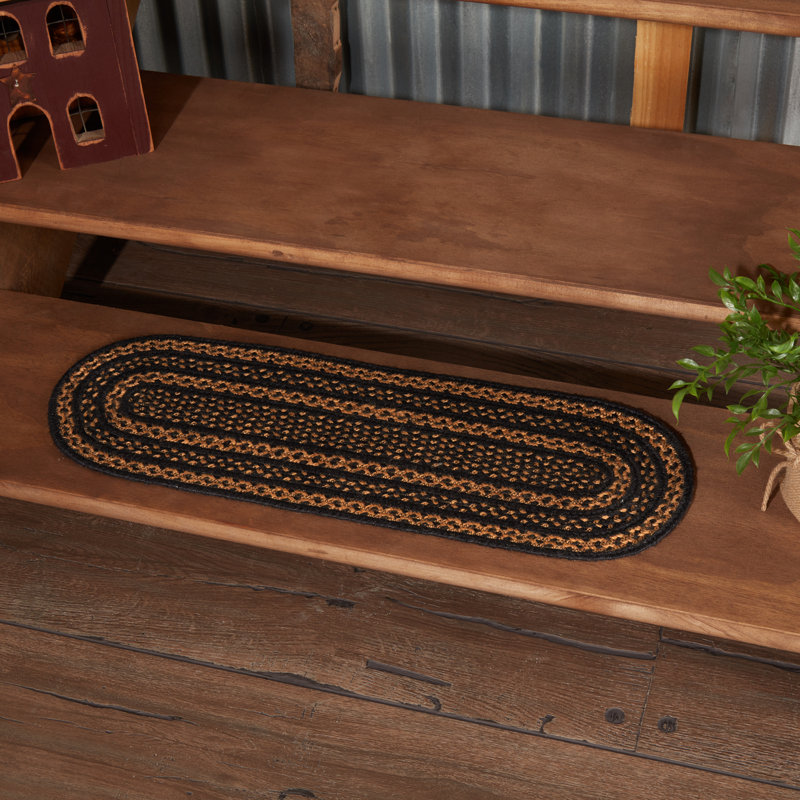 Tapis d'escalier Saco Country, Ovale 8,5 po x 2 pi 3 po
