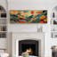 "Colorful Abstract Landscape Illustration" - très grande impression sur toile encadrée-619974556-619974532