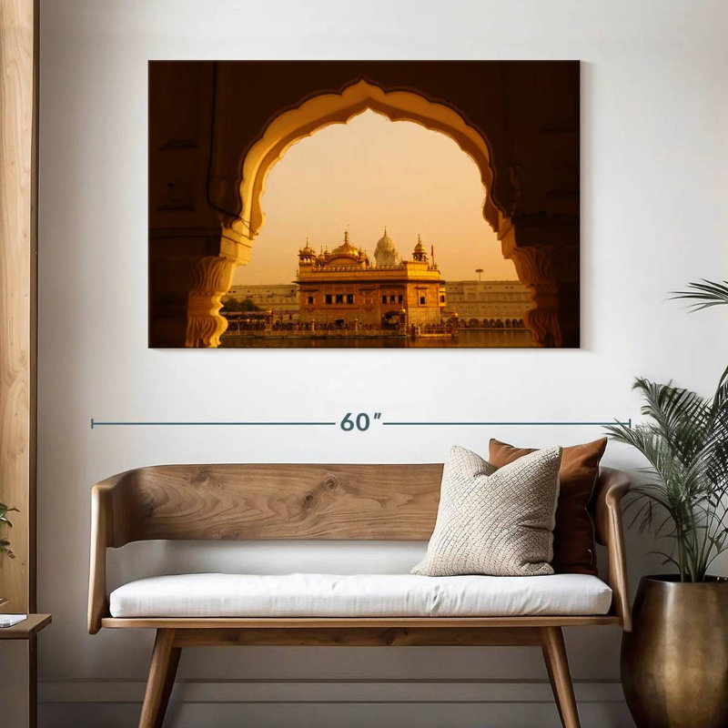 Temple doré Kavia Amritsar, H 32 po x l 48 po