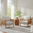 Boho Rattan Accent Chair with Lumbar Pillow-358418491