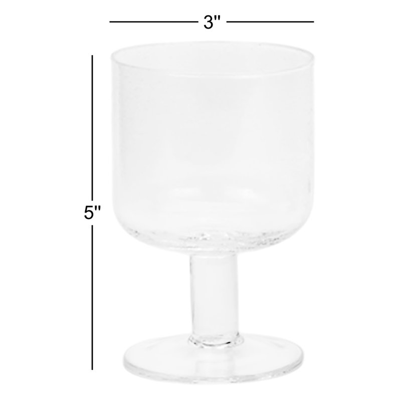 Simple Wine Glass, Blue