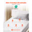 Drap-housse simple en microfibre de haute qualité