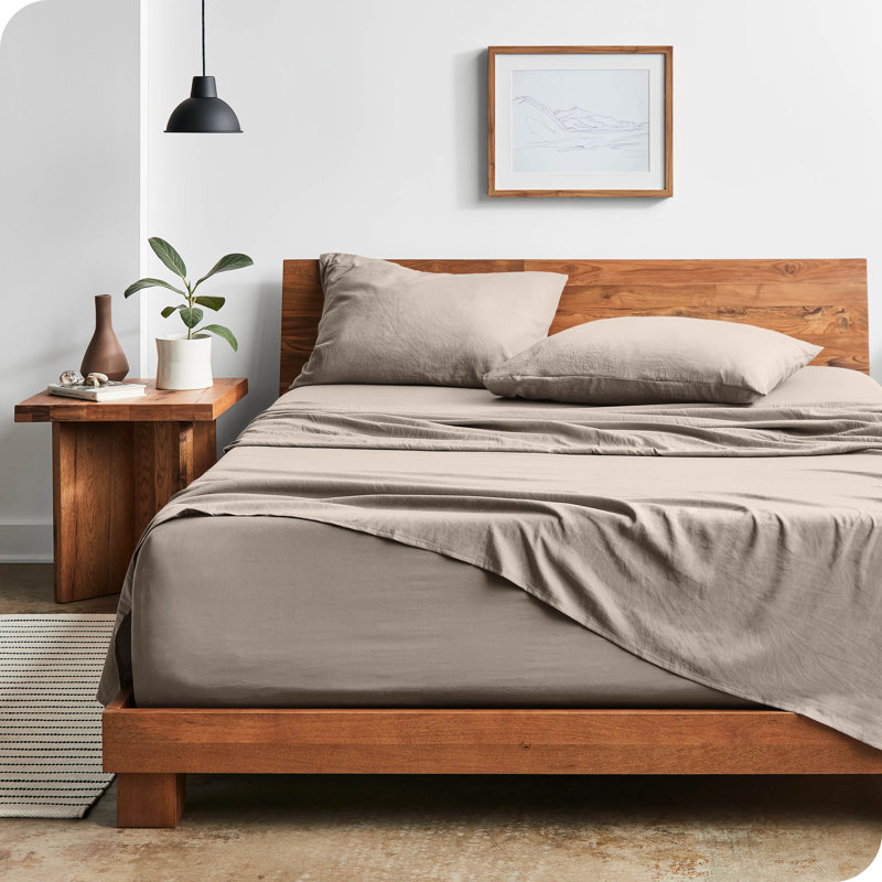Full Size Sandwash Pebble Beach Microfiber Sheet Set