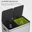 Poubelle double pour recyclage Eko Edison