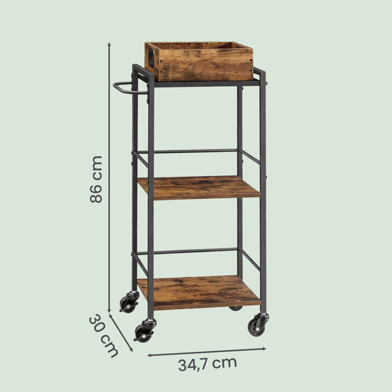 Metal Bar Cart
