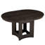 Table de salle à manger extensible en bois massif rustique avec rallonge de 16 pouces-124948357