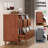 2-tier Large Record Player Stand With Vinyl Storage, Record Storage Cabinet, Mid Century Turntable Stand, Vinyl Record Storage With Shelves For Bedroom, Living Room, Office (walnut)