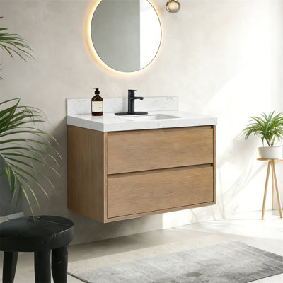 Meuble-lavabo mural 36 po