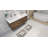 Mitul 58.75'' Double Bathroom Vanity with Acrylic Top-6589689
