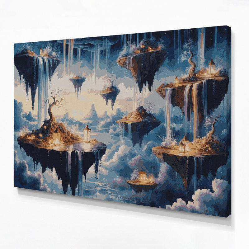 Art mural sur toile Sci Fi, H 20 po x l 30 po