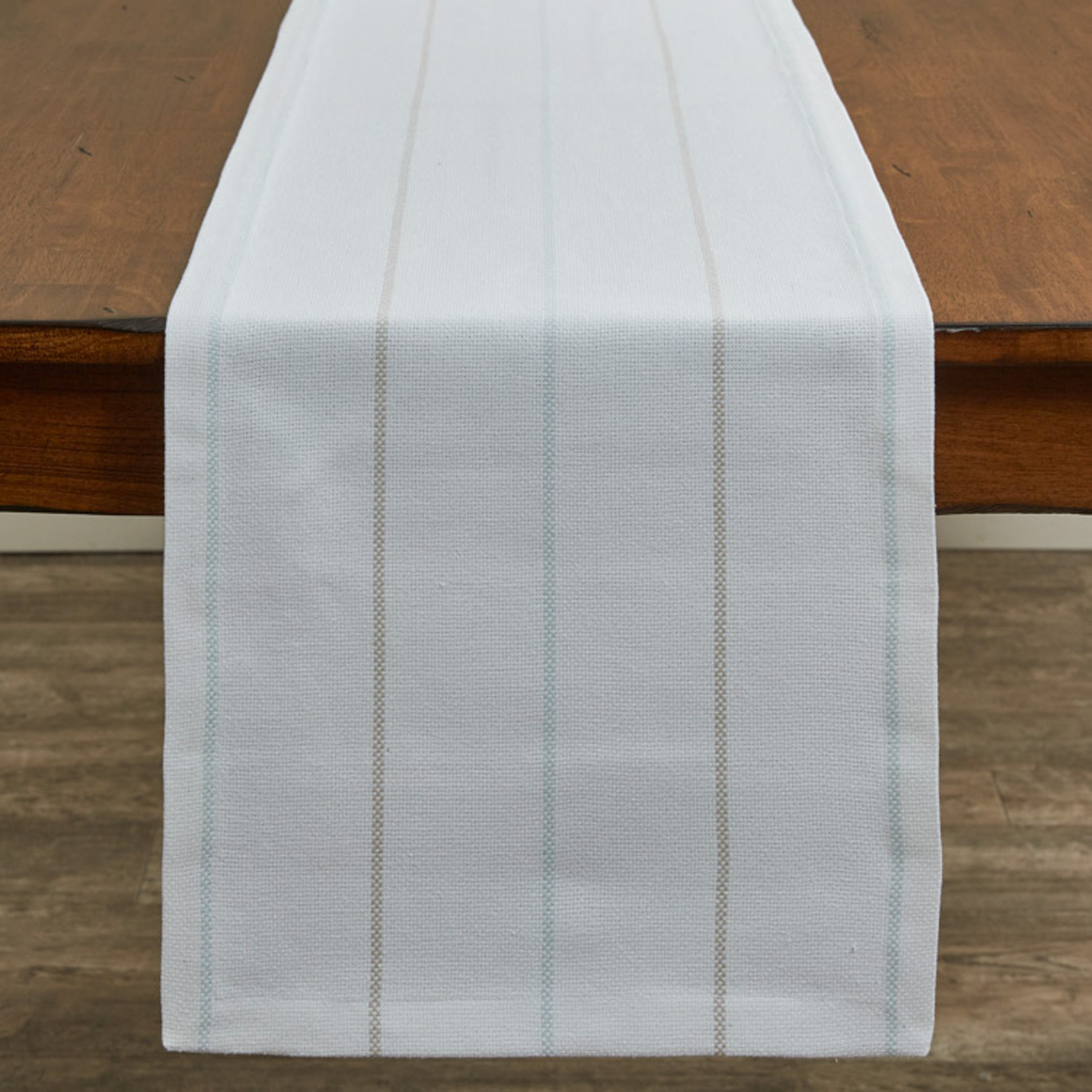 Gracie Oaks Satoru Rectangular Striped Table Runner | Wayfair