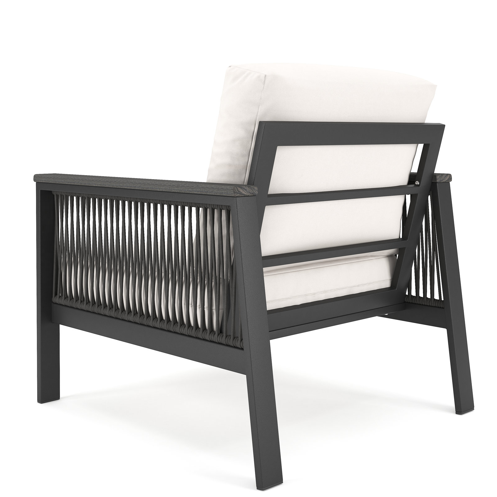 Townsend Sunbrella® Patio Lounge Chair, Canvas White Sunbrella® Canvas