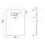 W 0.3mm D Shower Tray-1023206427