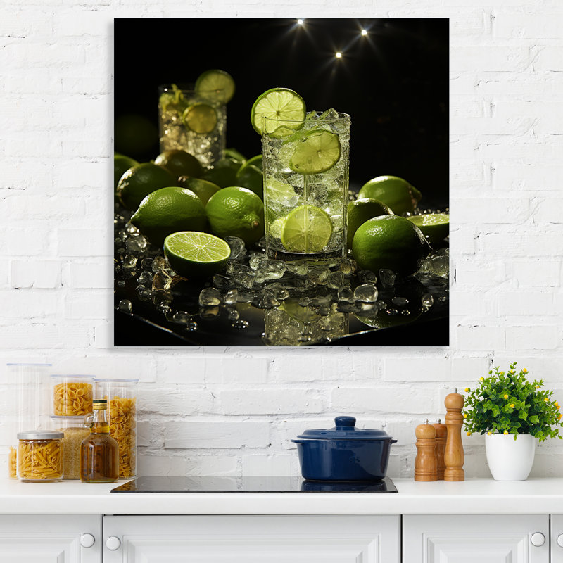 Mojito Meadows Cokctails - cocktails, art mural, H 30 po x l 30 po x P 1,5 po