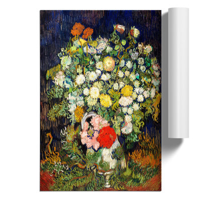 Bouquet Of Flowers by Vincent Van Gogh - No Frame Painting