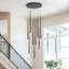 9 - Light Matte Black LED Pendant